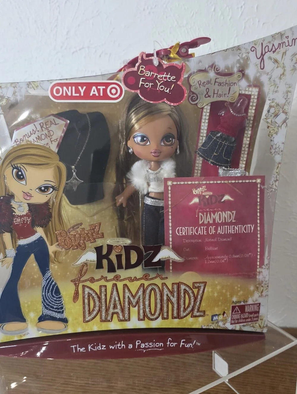 2006 MGA Bratz Kidz Forever Diamondz Yasmin Doll Target Exclusive NIB